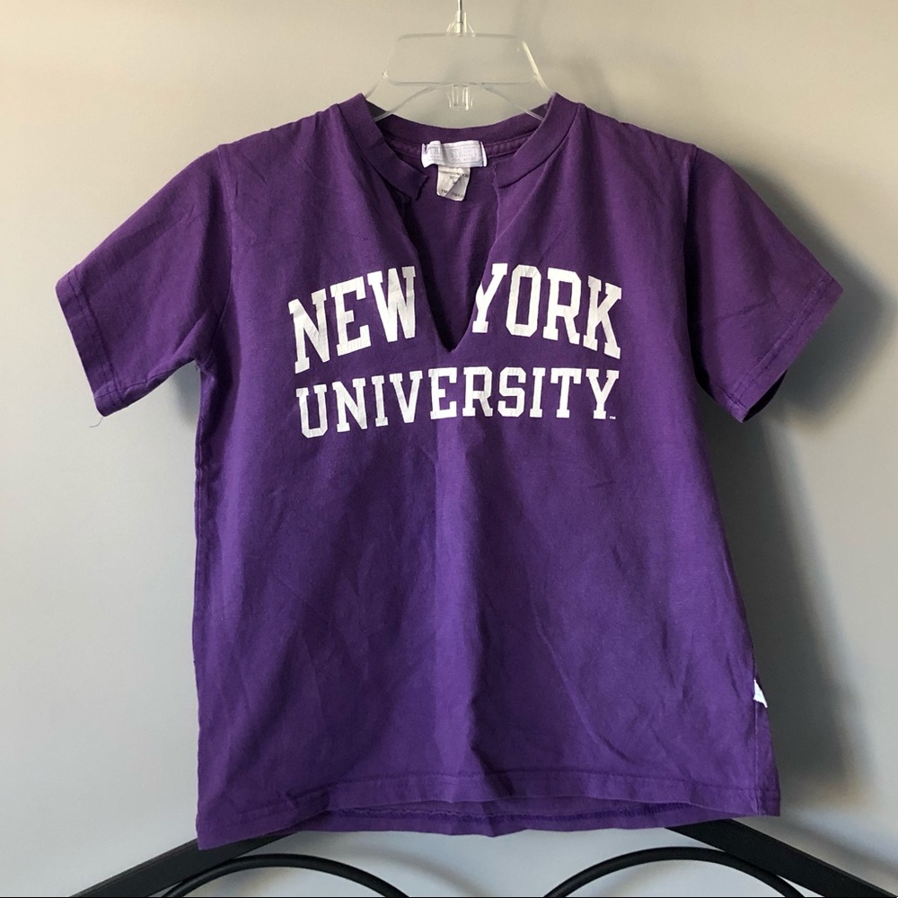 New York University NYU V-neck T-shirt